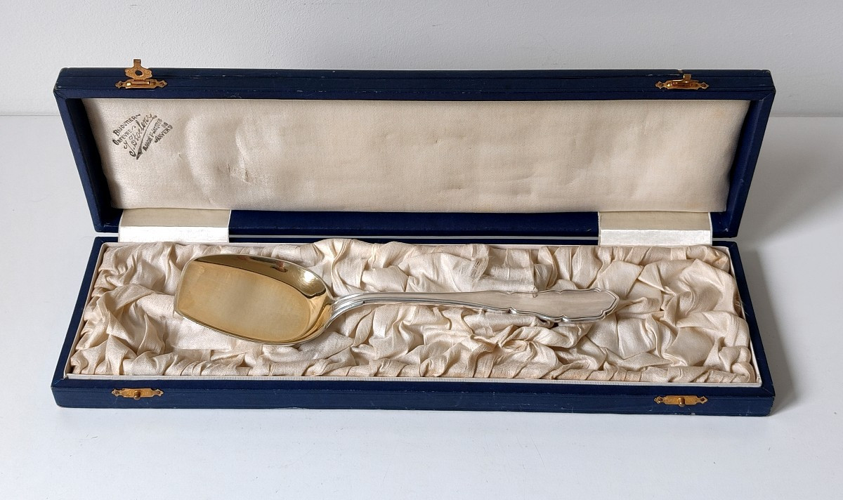 Joseph Carl Klinkosch Silver Serving Shovel-photo-2