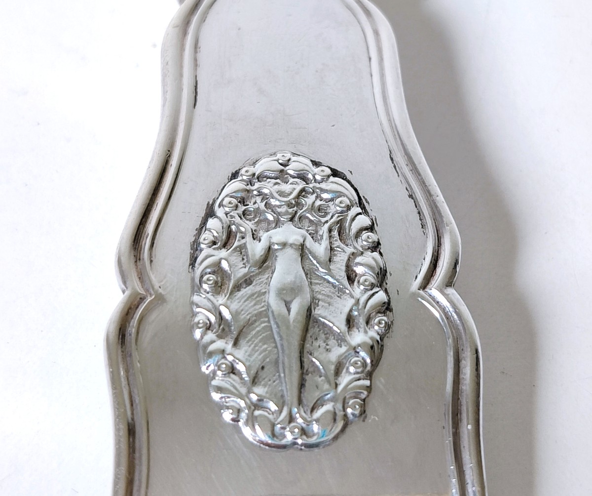 Joseph Carl Klinkosch Silver Serving Shovel-photo-3
