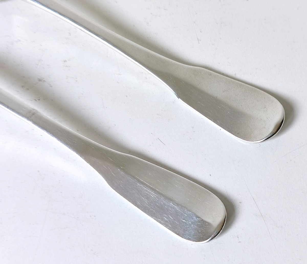 Two Dessert Forks In Sterling Silver 1784 Ghent-photo-3