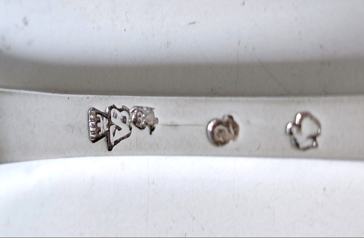 Two Dessert Forks In Sterling Silver 1784 Ghent-photo-4