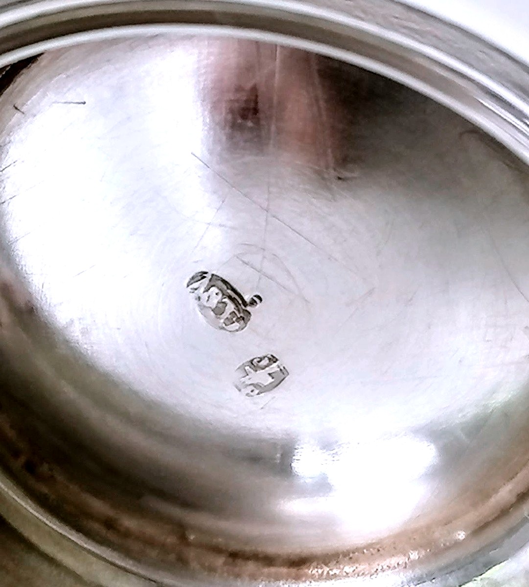 Cafetière de style empire en argent massif -photo-3