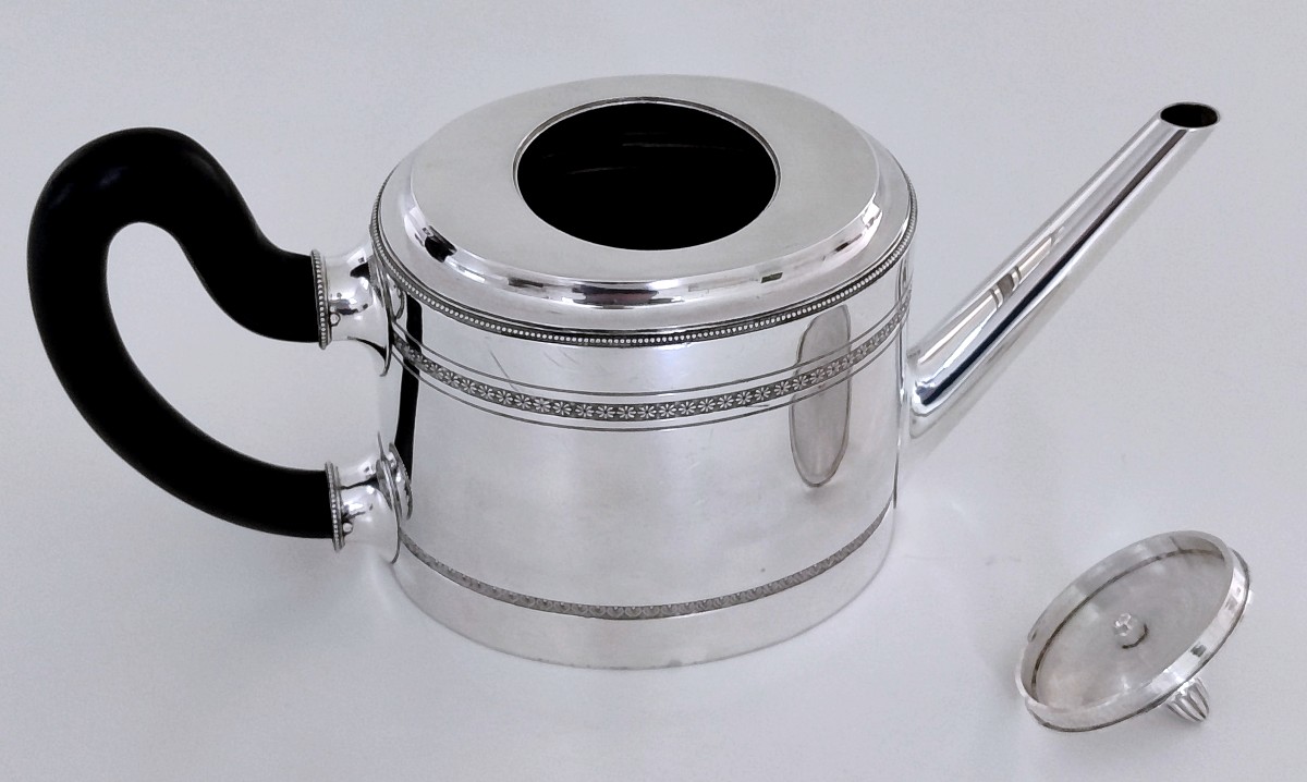 Empire Teapot In Sterling Silver-photo-1