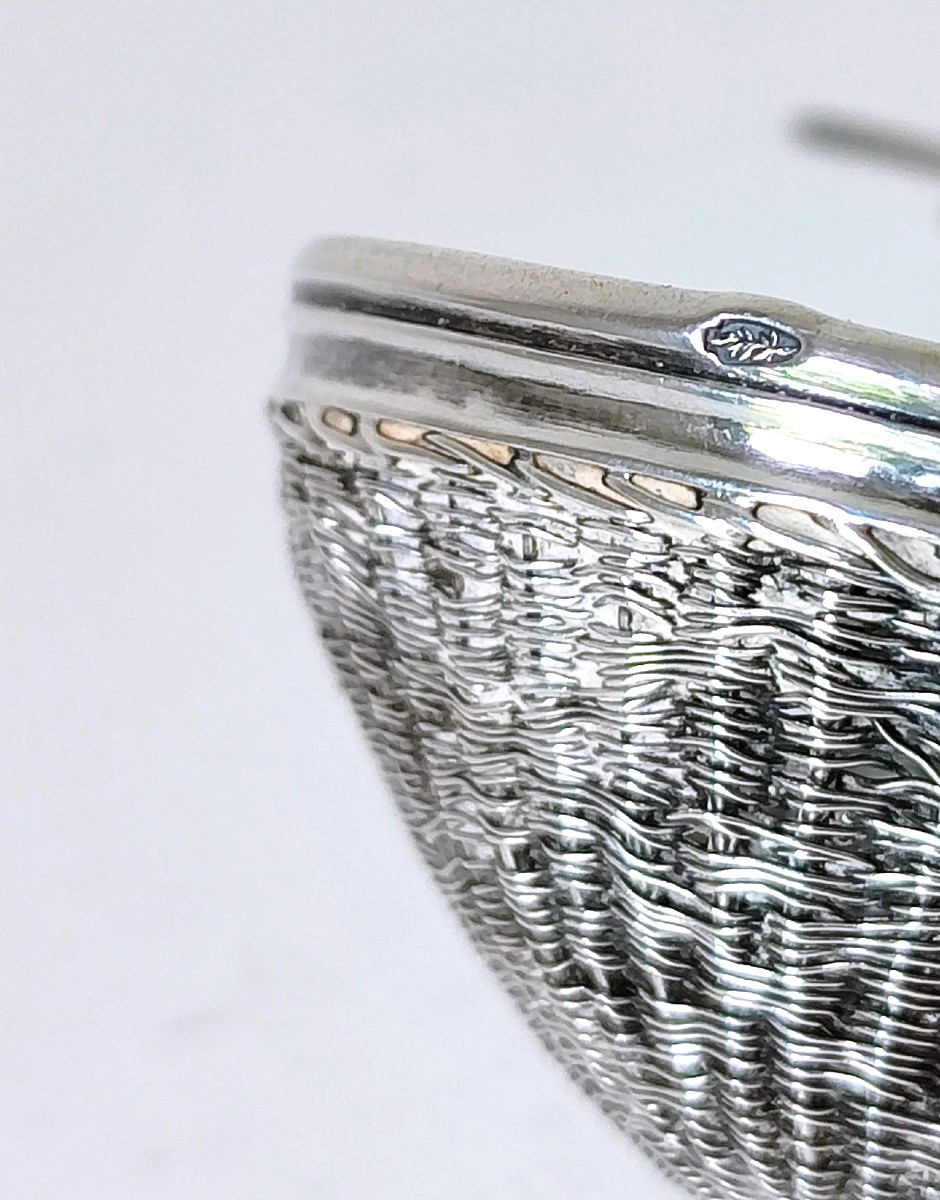 Four Empire Tea Strainers In Sterling Silver-photo-5