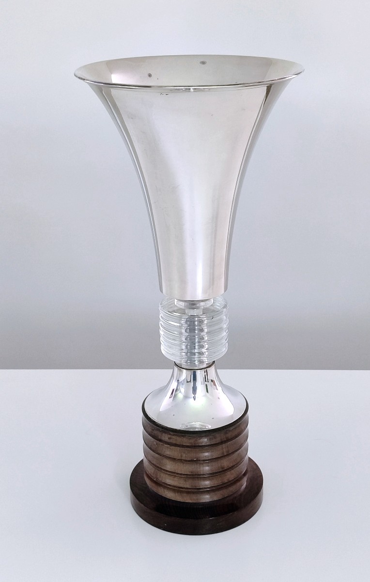 Coupe art deco en argent massif Wolfers -photo-3