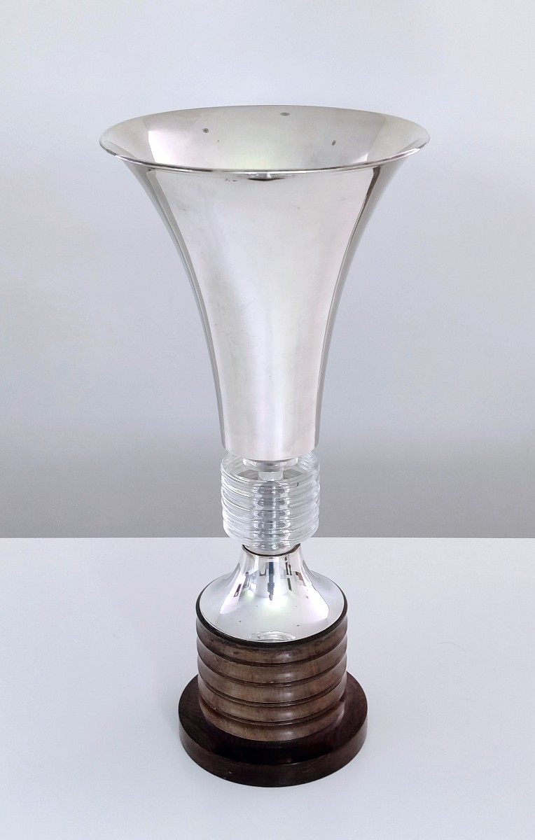 Coupe art deco en argent massif Wolfers -photo-1