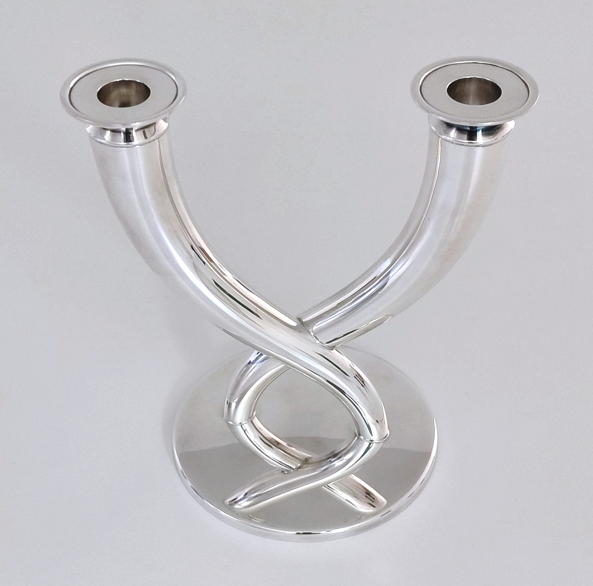  Silver-plated Candlestick Gio Ponti For Christofle -photo-2