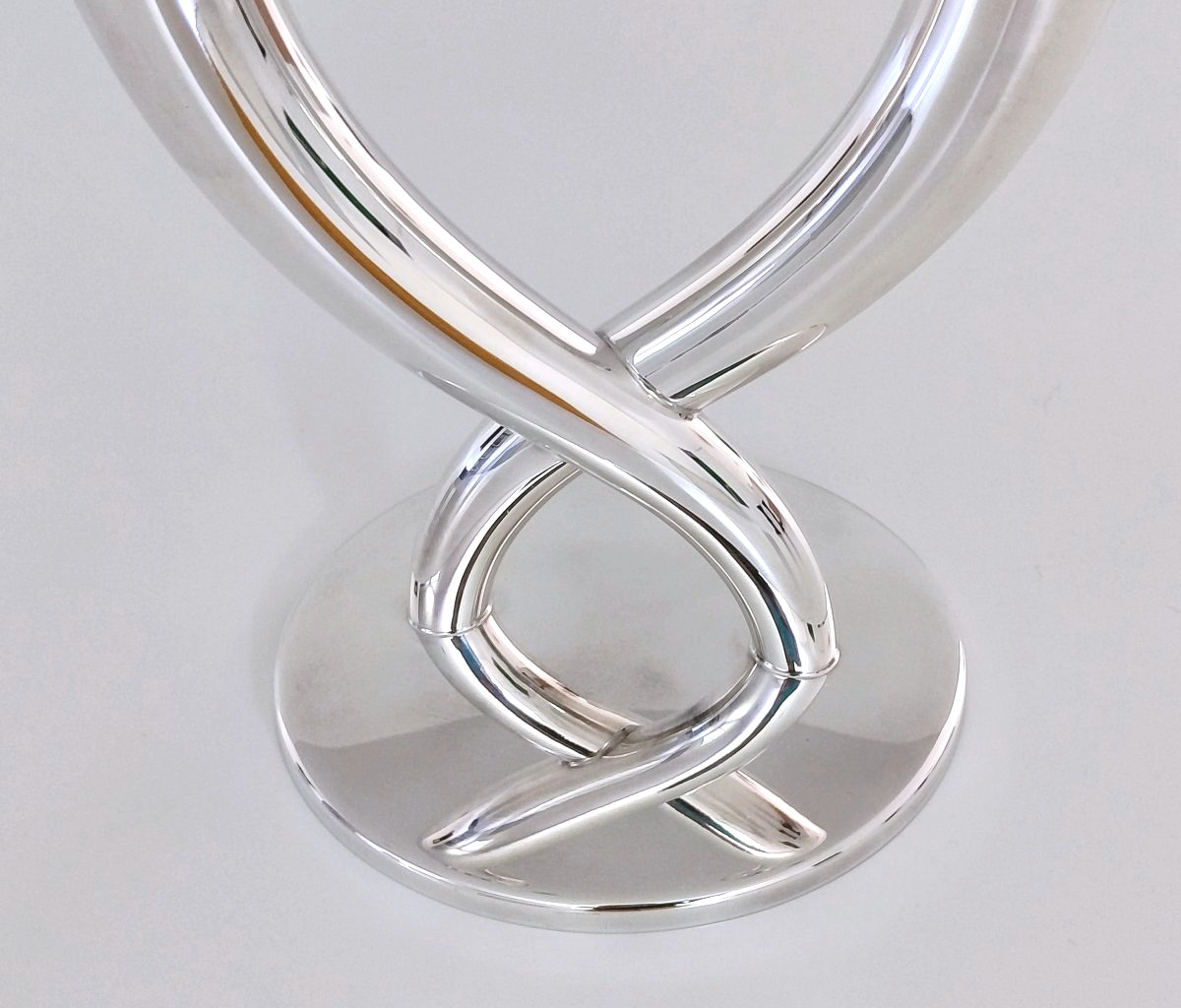  Silver-plated Candlestick Gio Ponti For Christofle -photo-4