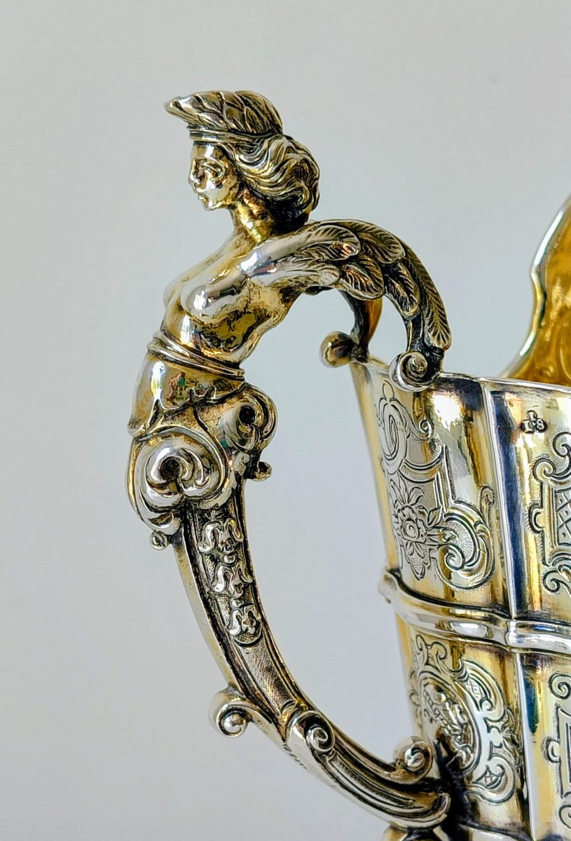 Water Pitcher With A Solid Silver Basin, Augsburg, 1725–1730, Johann Ignaz Saler -photo-4