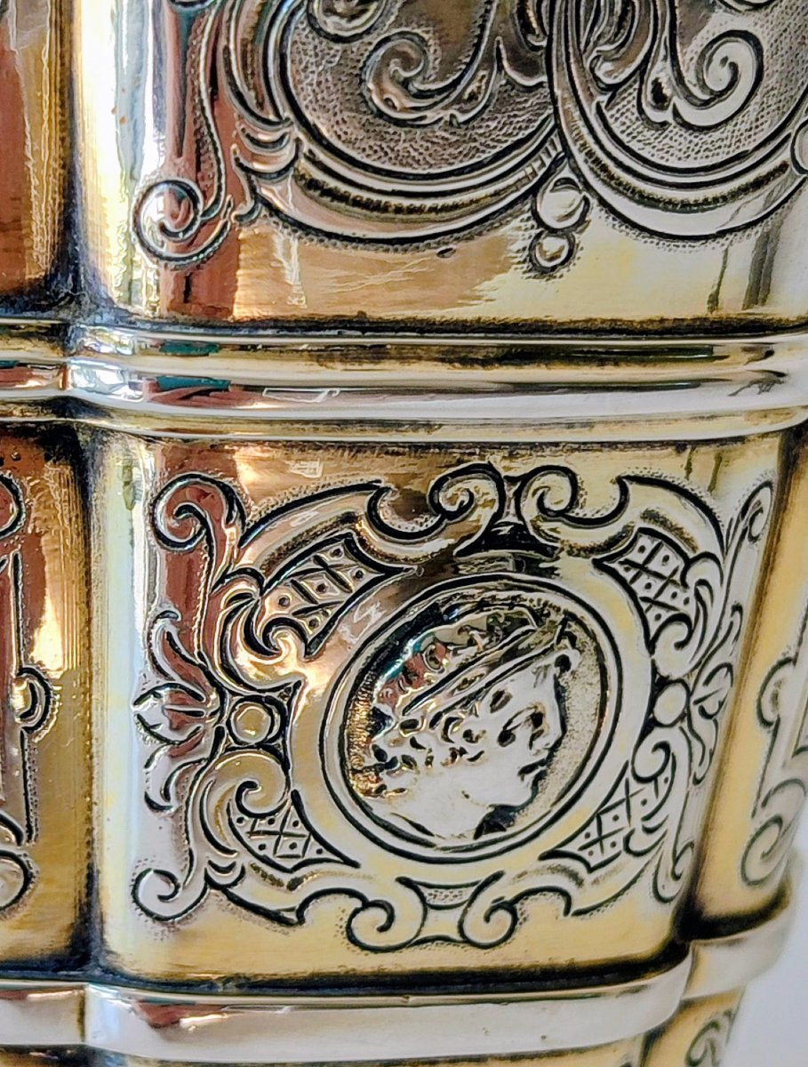 Water Pitcher With A Solid Silver Basin, Augsburg, 1725–1730, Johann Ignaz Saler -photo-6
