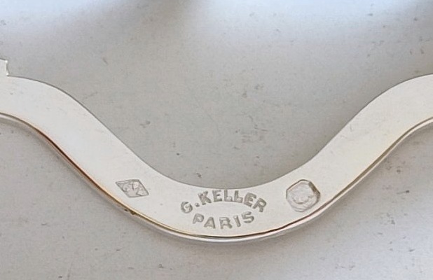 Keller Paris Art Nouveau Menu Holder In Solid Silver -photo-4