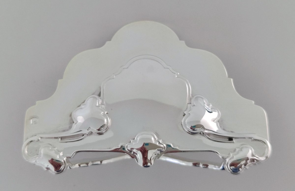 Keller Paris Art Nouveau Menu Holder In Solid Silver 