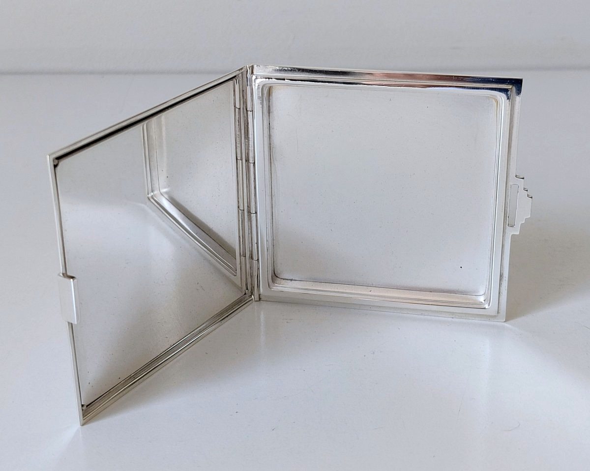 Boîte art deco en argent massif Georg Jensen -photo-3