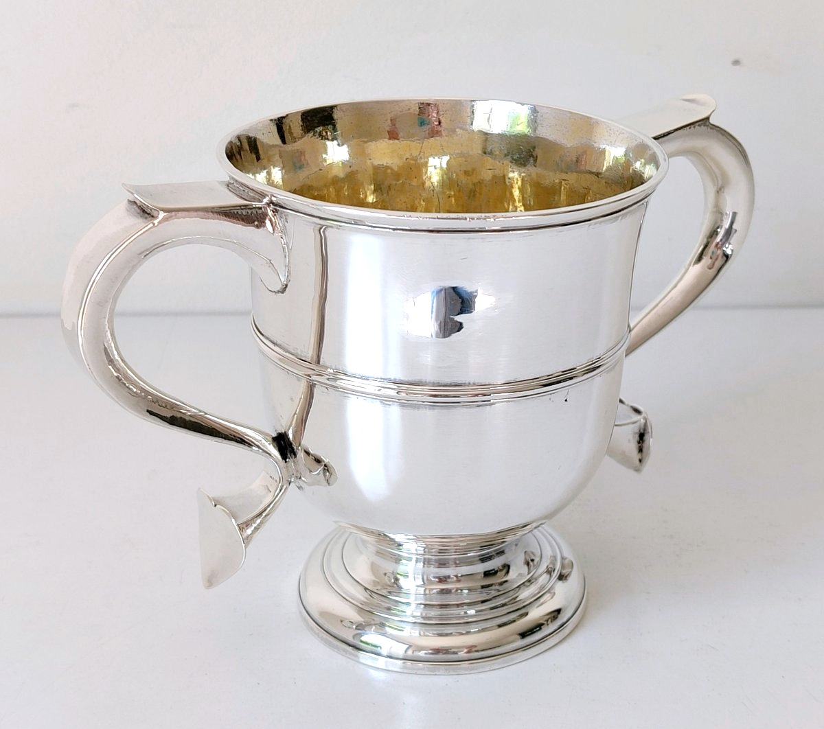 Sterling Silver Loving Cup, London, 1750-photo-1