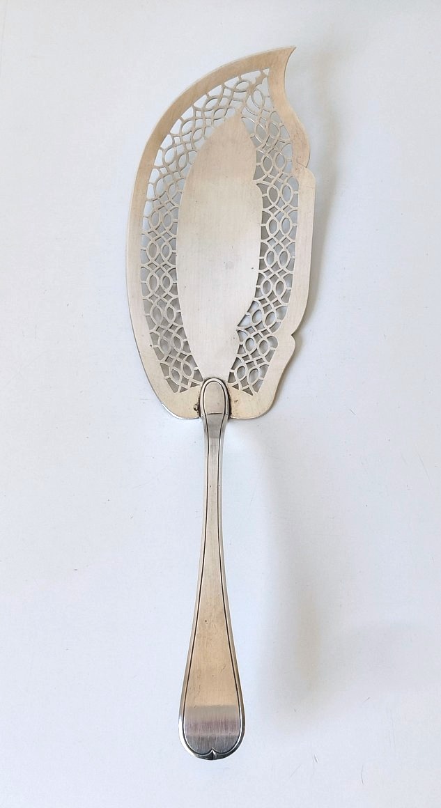 Porto Empire Fish Scoop, Solid Silver, 1810–1818-photo-2