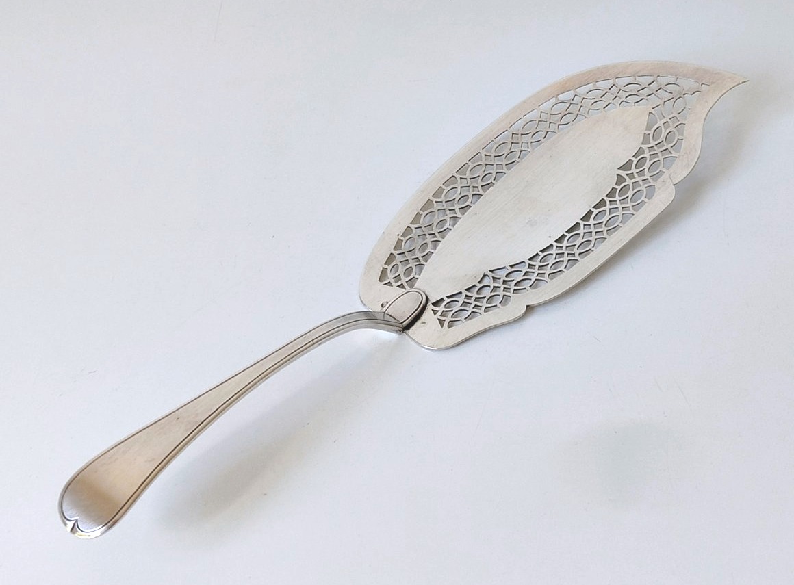 Porto Empire Fish Scoop, Solid Silver, 1810–1818-photo-3