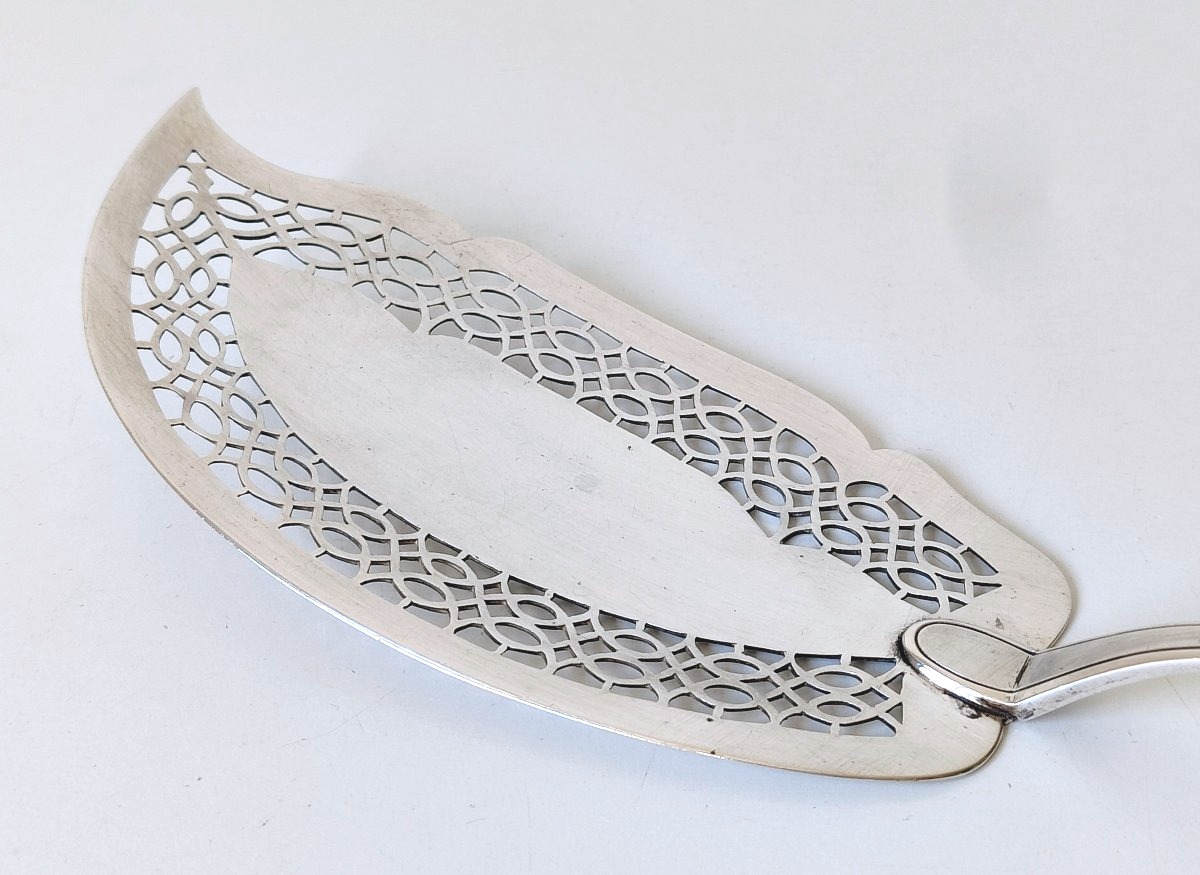 Porto Empire Fish Scoop, Solid Silver, 1810–1818-photo-1