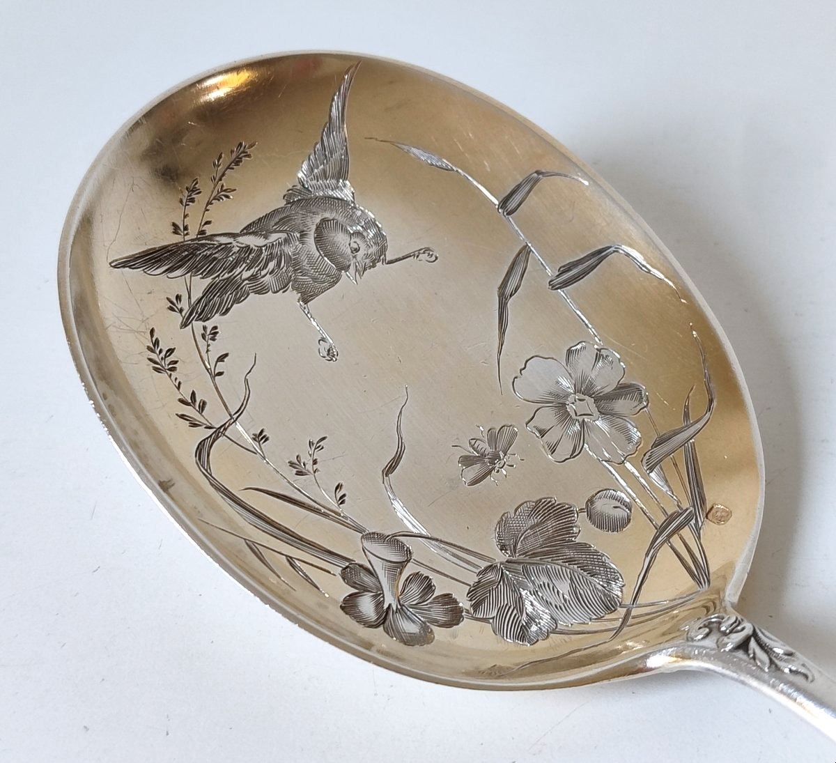 Solid Silver Ice Service Cutlery -photo-1