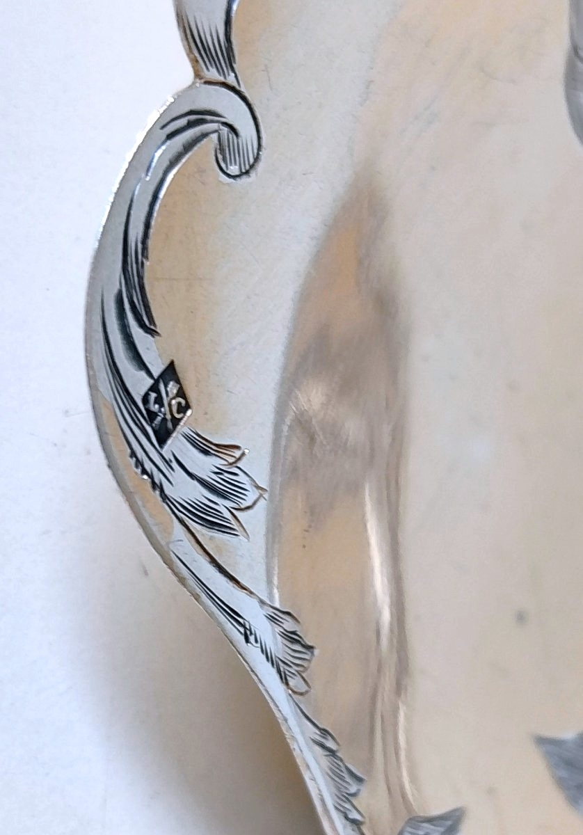 Solid Silver Serving Spoon -photo-5