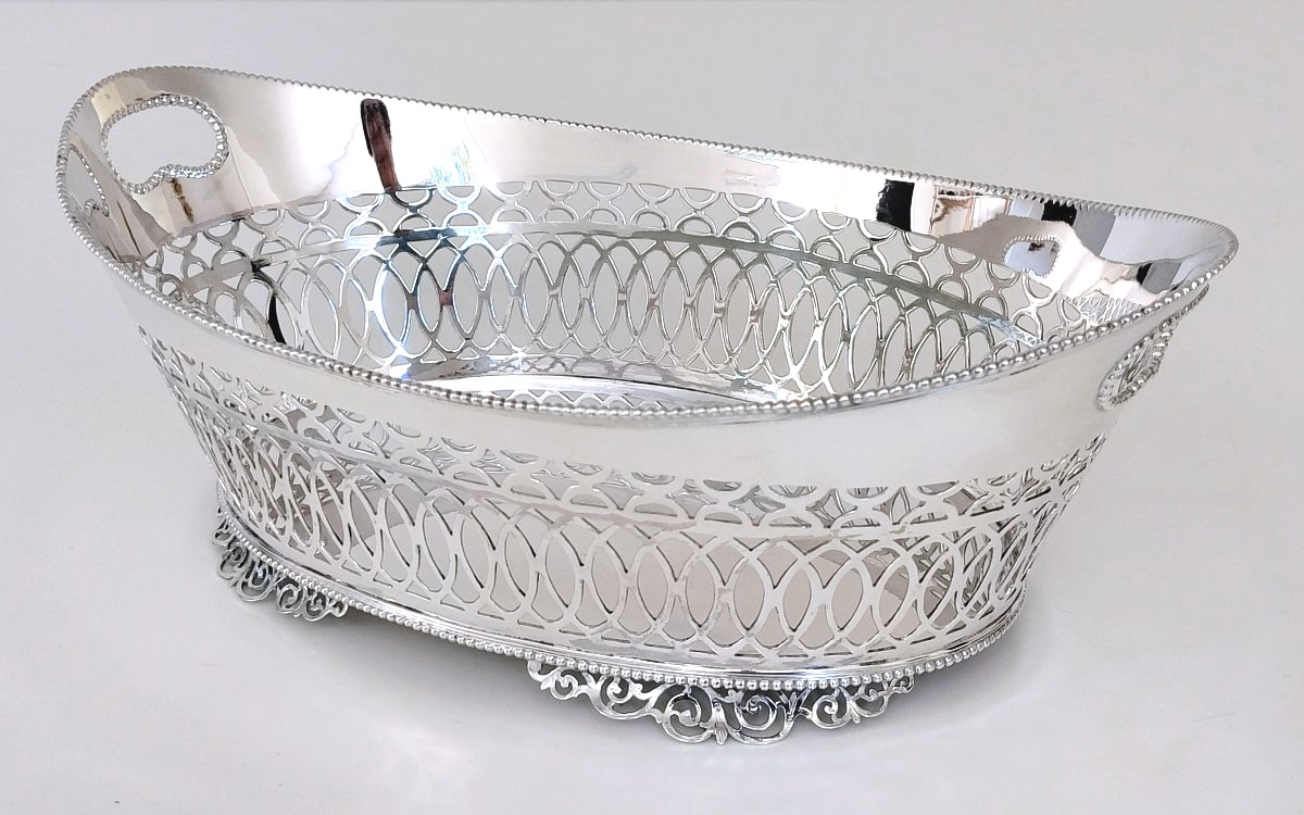 Basket In Solid Silver -photo-3