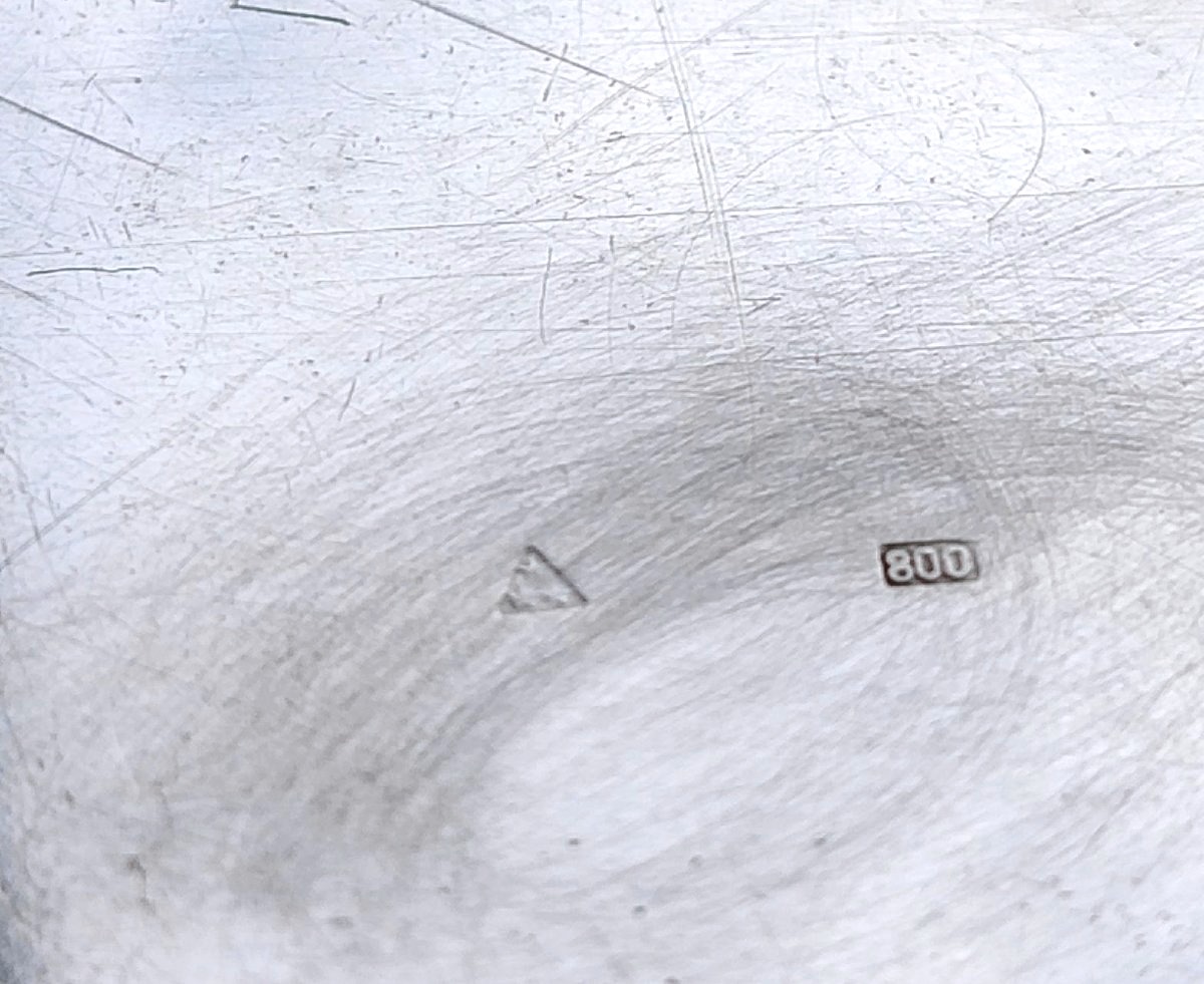 Corbeille, milieu de table art nouveau en argent massif Philippe Wolfers -photo-5