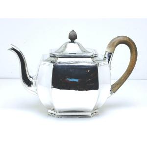 Solid Silver Empire Teapot 