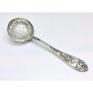 Sprinkling Spoon In Solid Silver 