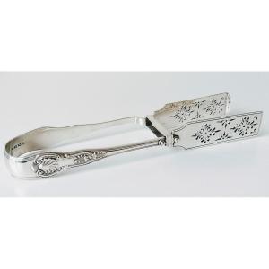 Sterling Silver Asparagus Tongs 