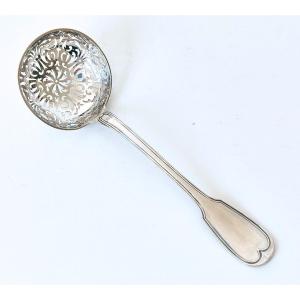 Sprinkling Spoon In Solid Silver 18th 