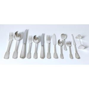 Art Deco Cutlery Set In Solid Silver 175 Pieces 