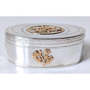 Louvain 1786 Solid Silver Snuff Box