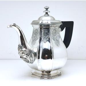 Théière en argent massif 