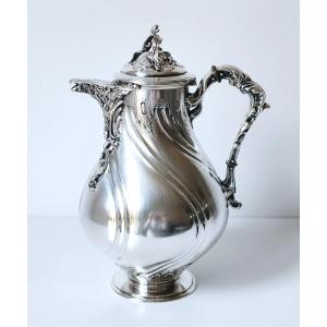 Cafetière en argent massif Wolfers 