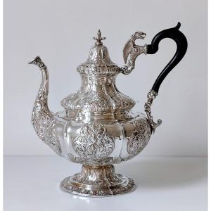 Théière en argent massif Bruxelles 1831-1868 Philippe Joseph Allard 