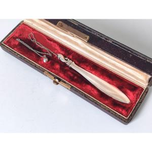 Georg Jensen Solid Silver Letter Opener With Bookmark