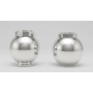Solid Silver Art Deco Pepper Mill And Salt Cellar 