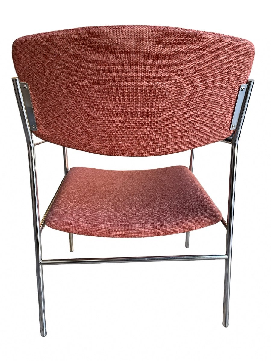 Paire de fauteuils vintage par Gijs van der Sluis, Pays-Bas, années 1960-photo-6