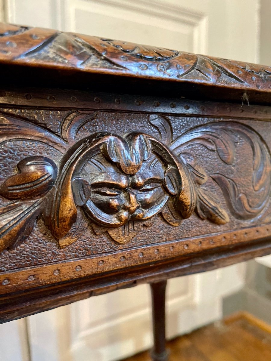 Small Louis XIV Period Walnut Table-photo-1
