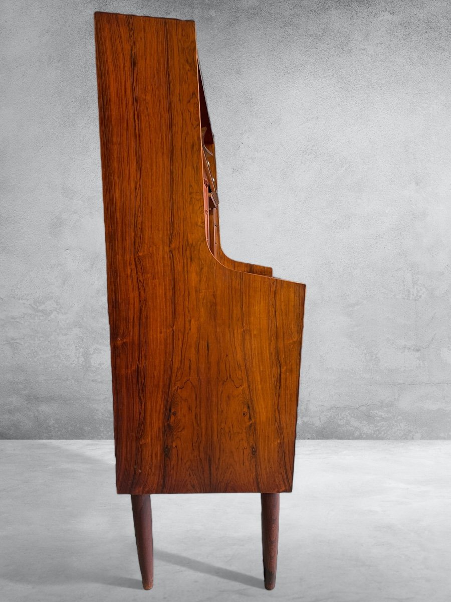Secrétaire Coiffeuse Scandinave En Palissandre Année 60-photo-1
