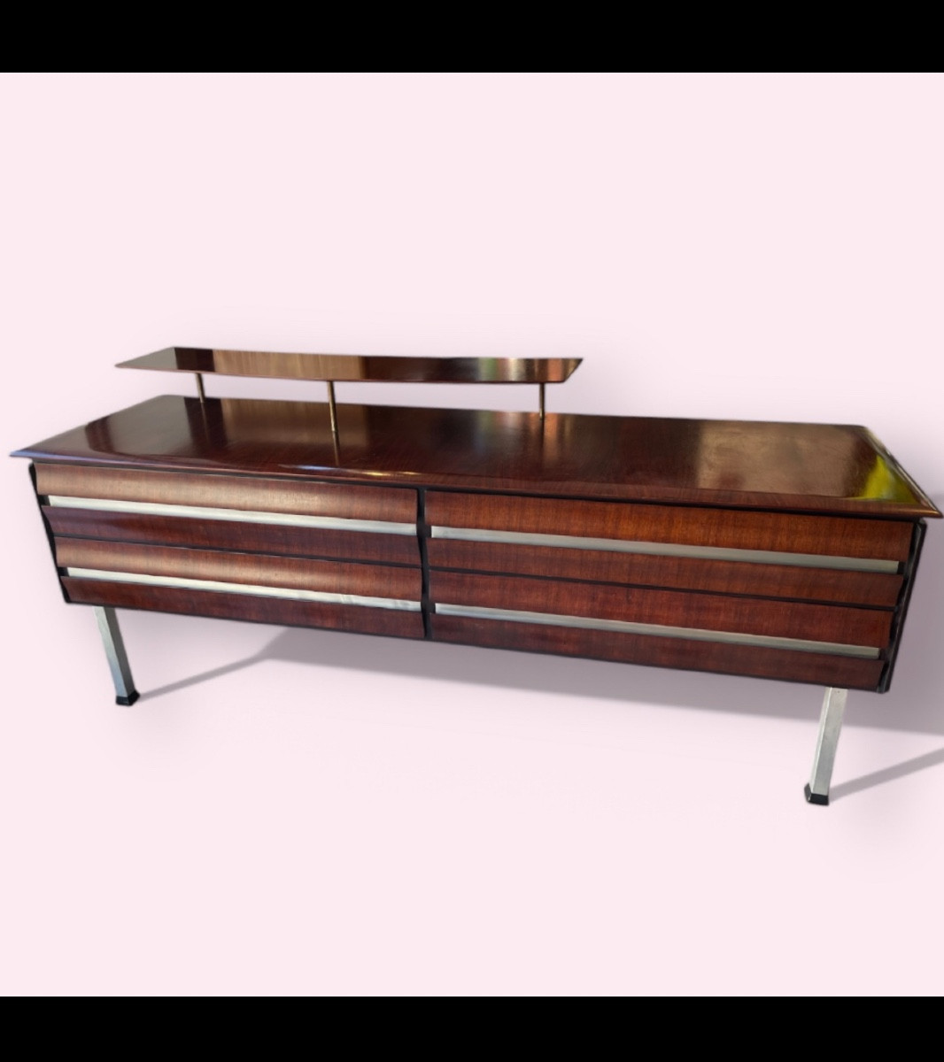 Commode - Enfilade Vintage Italie- Année 60-photo-2