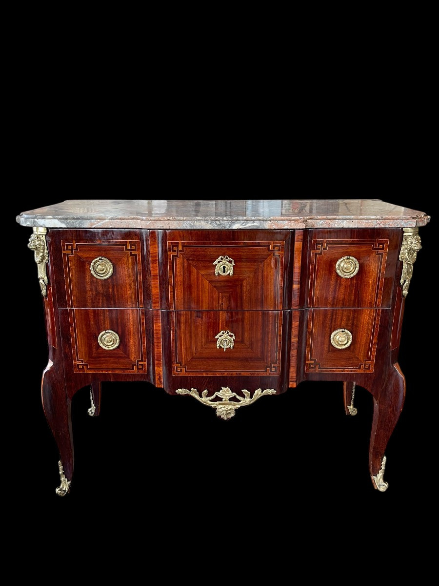 Greek-style Commode By François Rubestuck, From The Transitional Period - 18th Century-photo-2