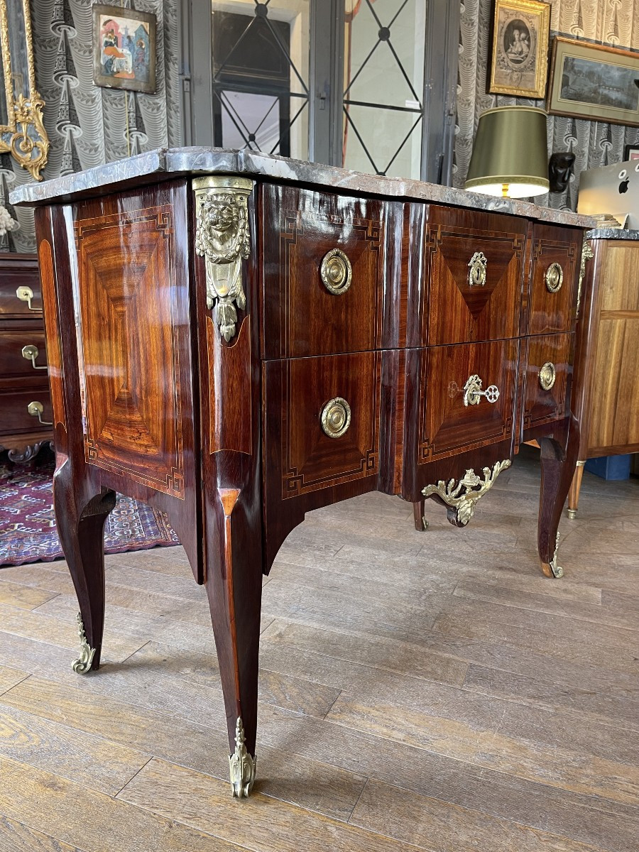 Greek-style Commode By François Rubestuck, From The Transitional Period - 18th Century-photo-3