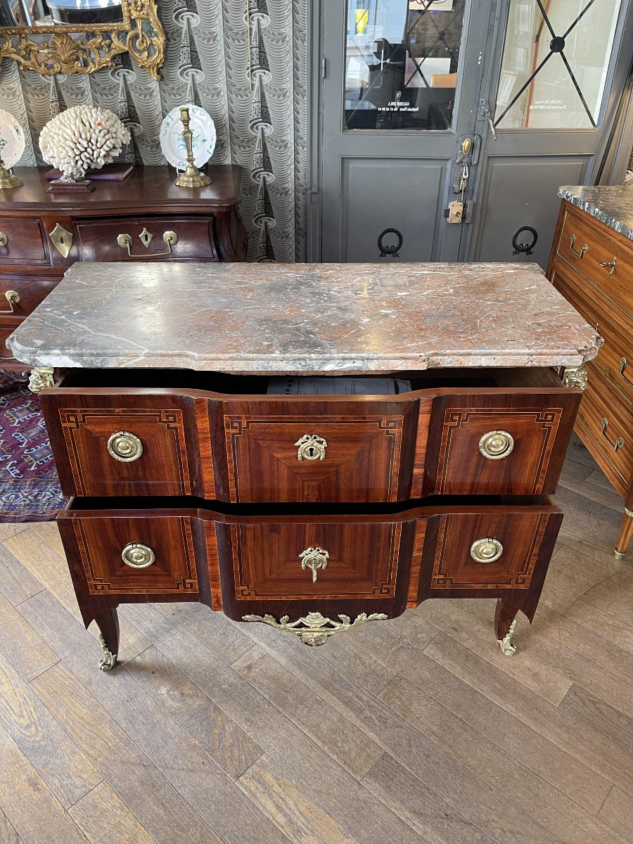Greek-style Commode By François Rubestuck, From The Transitional Period - 18th Century-photo-4