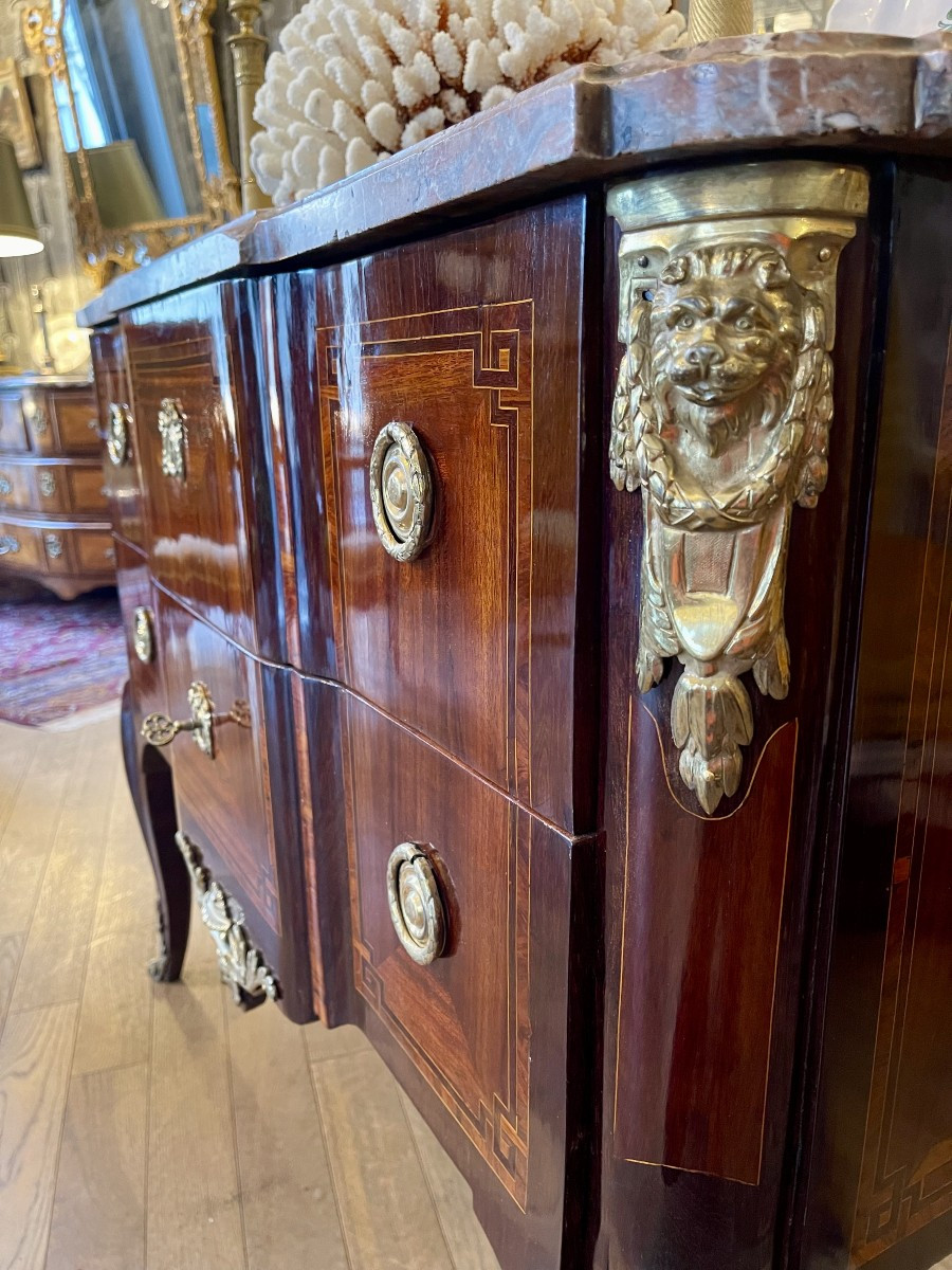 Greek-style Commode By François Rubestuck, From The Transitional Period - 18th Century-photo-2