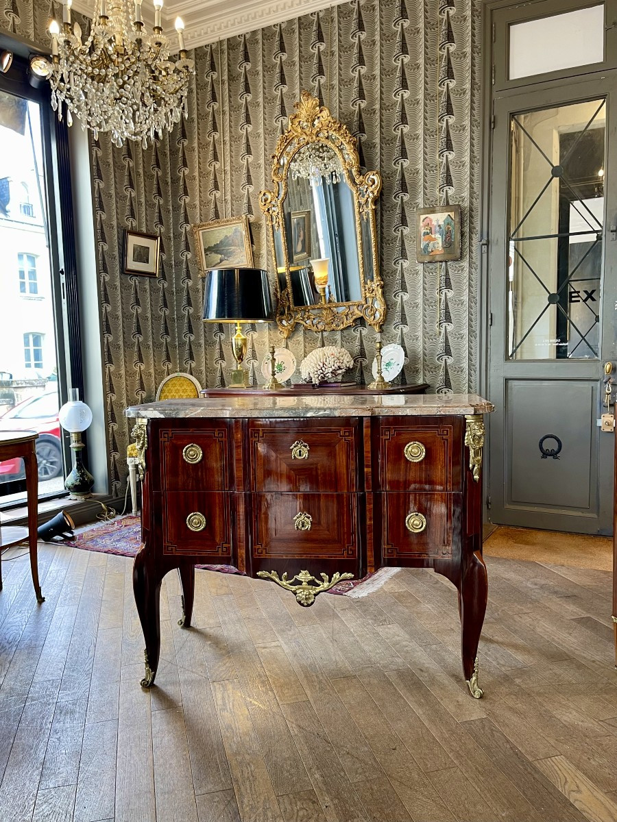 Greek-style Commode By François Rubestuck, From The Transitional Period - 18th Century-photo-7