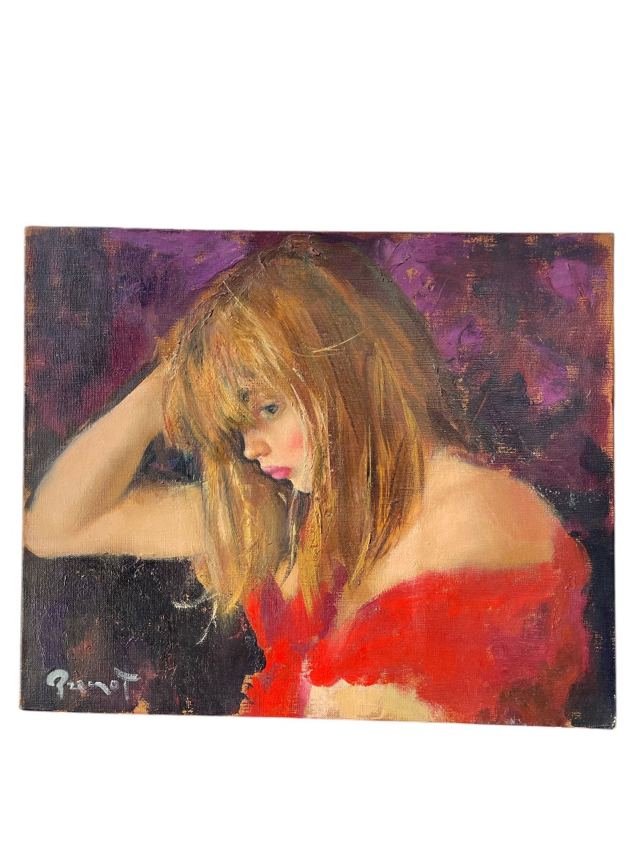 Tableau moderne par Pierre Laurent Brenot (1913-1998)