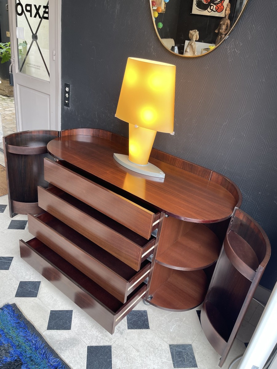 Postmodern Italian Design Chest Of Drawers/sideboard, 1970s/80s-photo-3