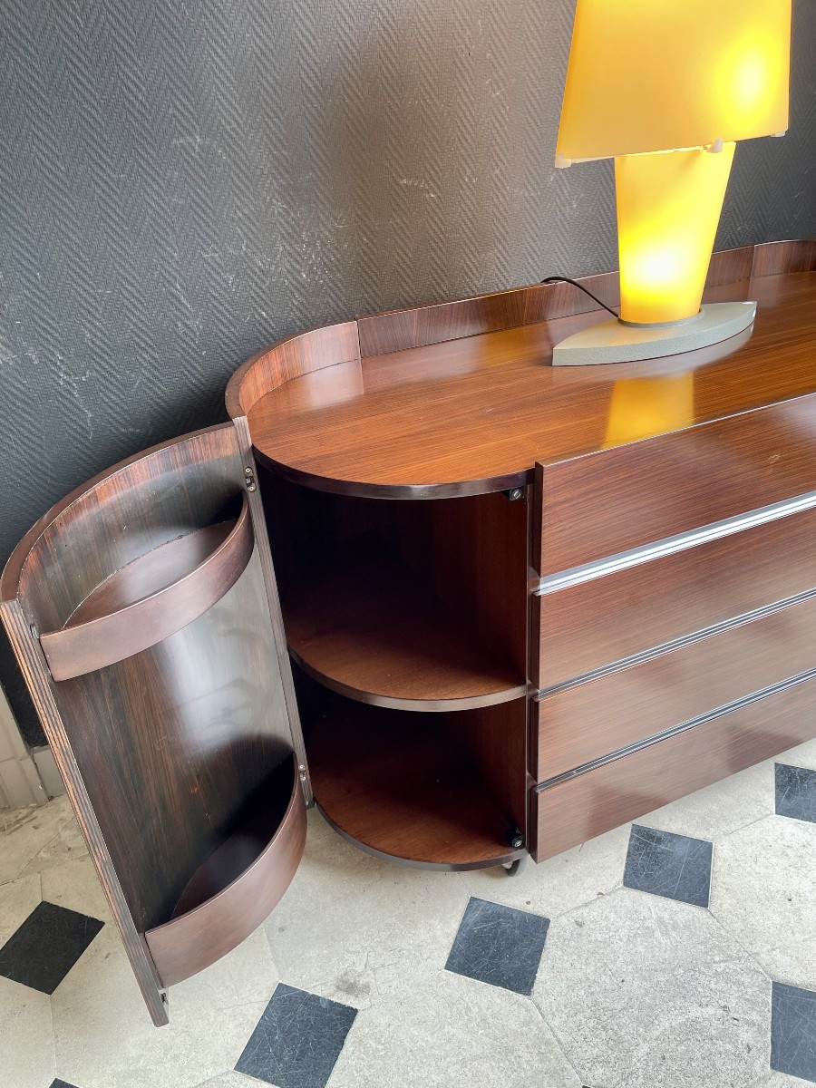 Postmodern Italian Design Chest Of Drawers/sideboard, 1970s/80s-photo-1