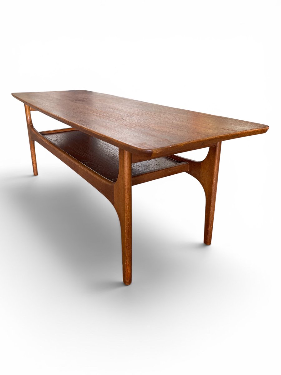 Scandinavian Teak Coffee Table, Sweden, 1970s-photo-4