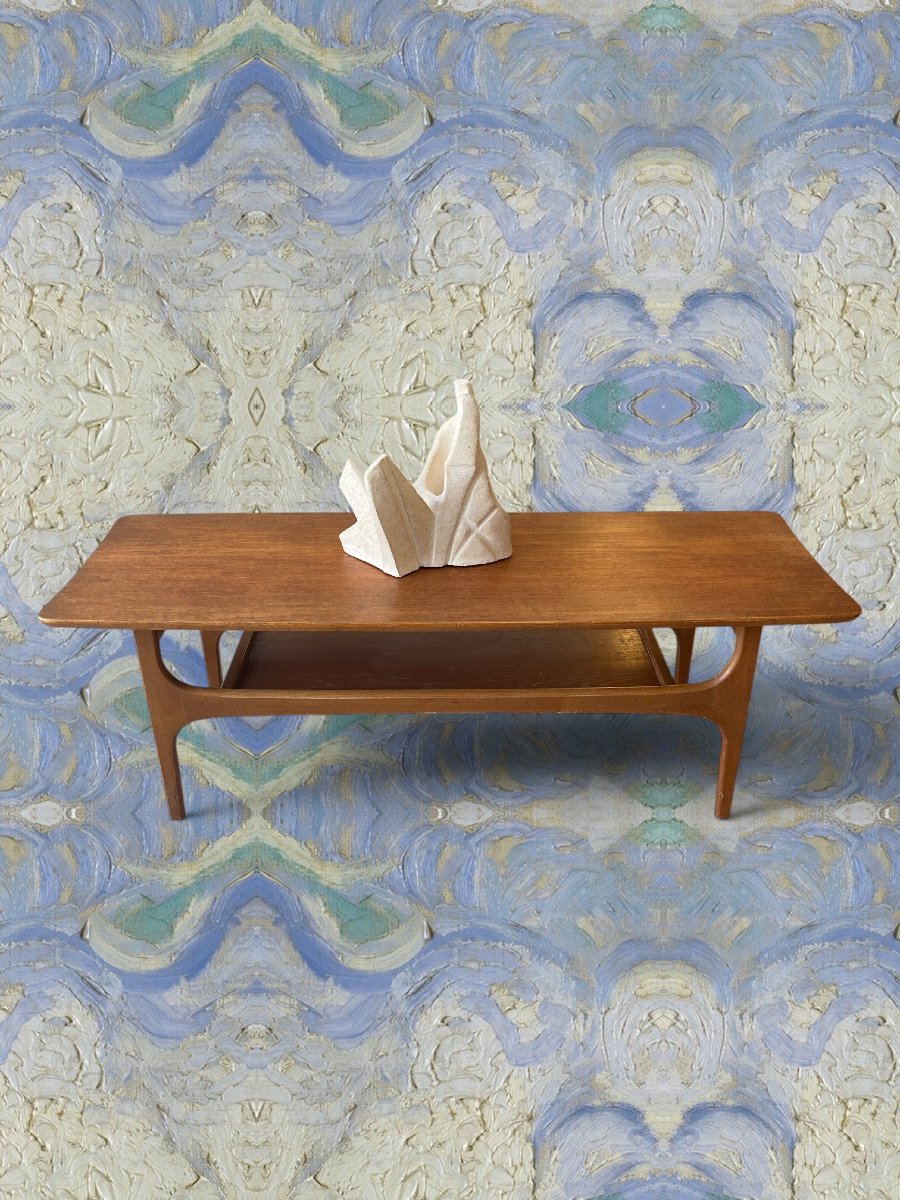 Scandinavian Teak Coffee Table, Sweden, 1970s-photo-6