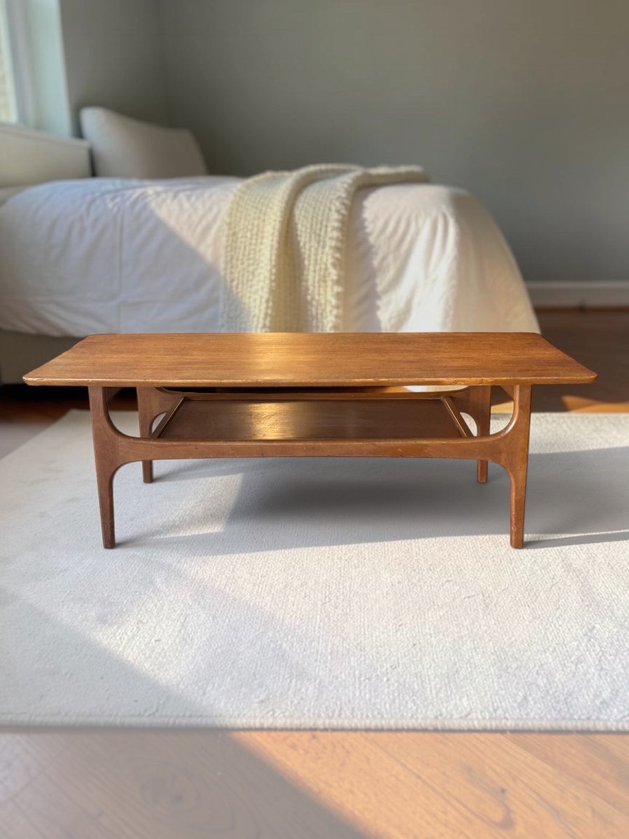 Scandinavian Teak Coffee Table, Sweden, 1970s-photo-7